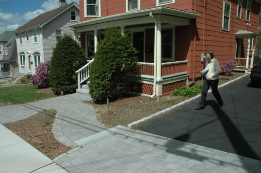 before installation of personal landscape