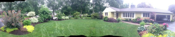 front yard landscape design belmont massachusetts