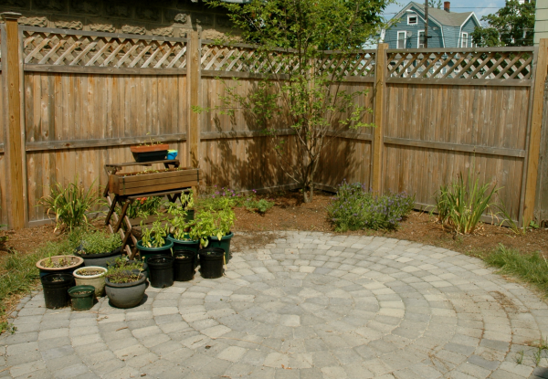 Circular Patio- Personalized Landscape Design