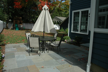 customized bluestone patio
