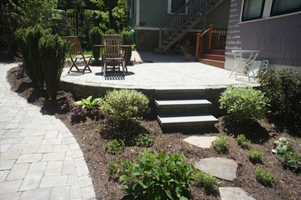 Privacy Landscape Design in Jamaica Plain, MA