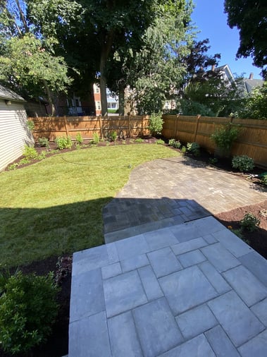 before and after backyard makeover in medford